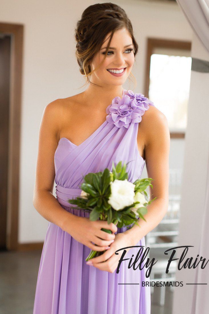 Lillian Bridesmaid Dress in Lilac – Filly Flair