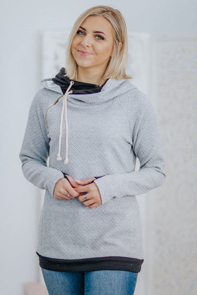 double hooded sweatshirt