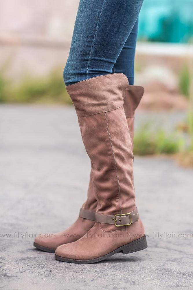 Walk of Life Plateau Nutmeg Tall Boots - Filly Flair