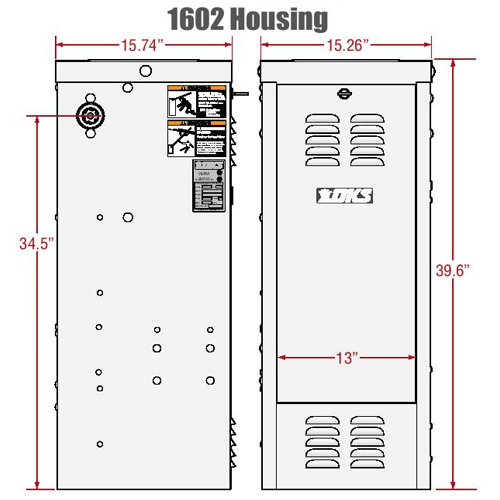 DoorKing 1602-090 Barrier Arm Opener ARM KIT & HARDWARE REQUIRED