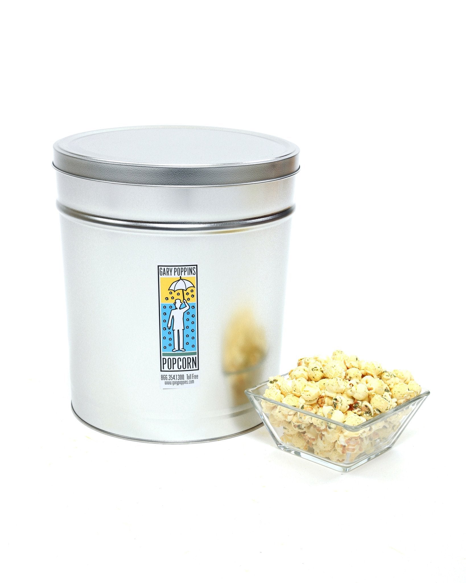 White Cheddar Jalapeño - Gourmet Popcorn - 3.5 Gallon Tin