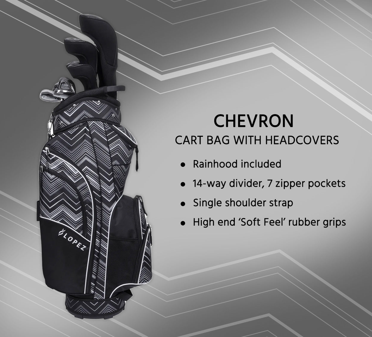 ERINN Golf Chevron Bag