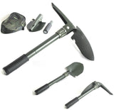 Multi-Functional Military Folding Survival Shovel Spade Compass Camping Combo