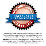 Lab Certified Streetwise 18 Pepper Spray 1/2 oz HARDCASE PURPLE