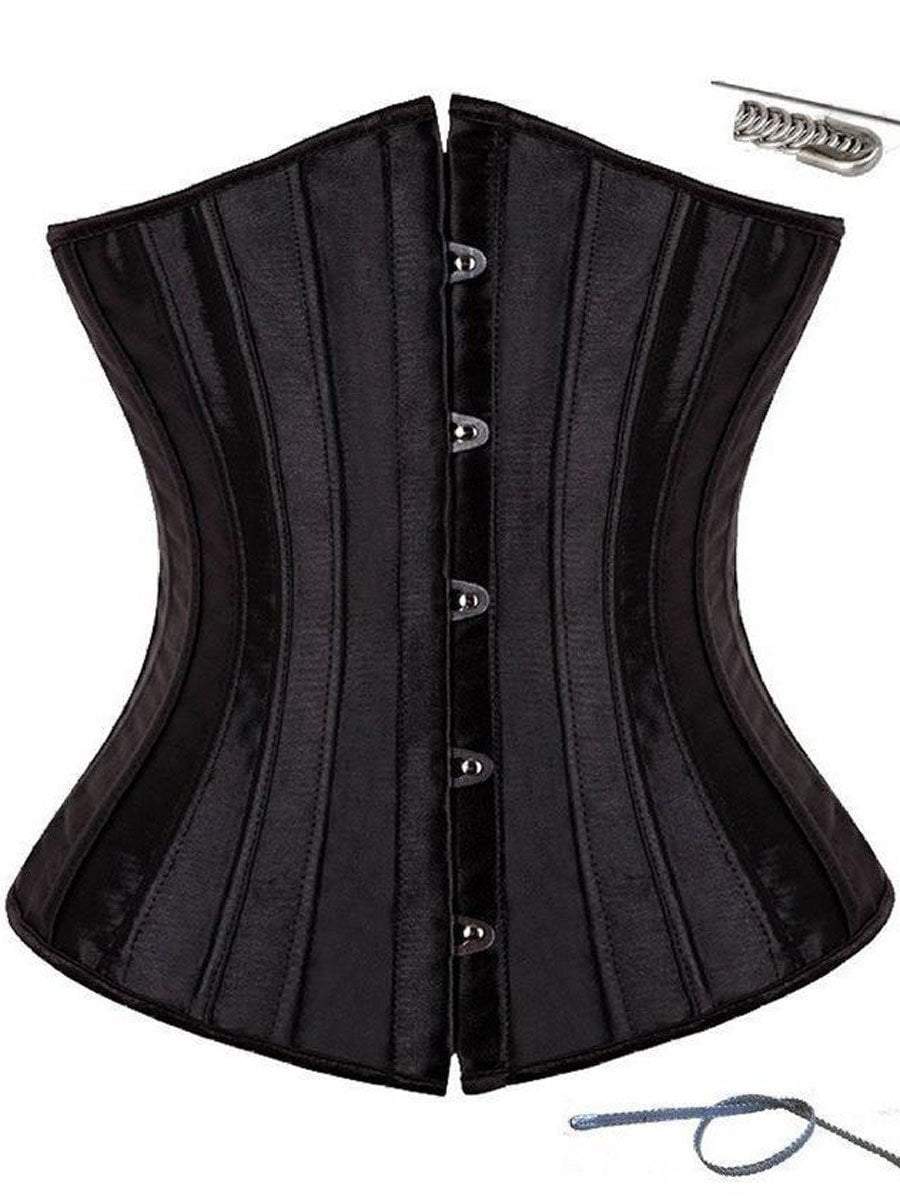  Zac's Alter Ego Women's Waist Lace Up Corset Belt With Conical  Studs Adjustable Black : Clothing, Shoes & Jewelry