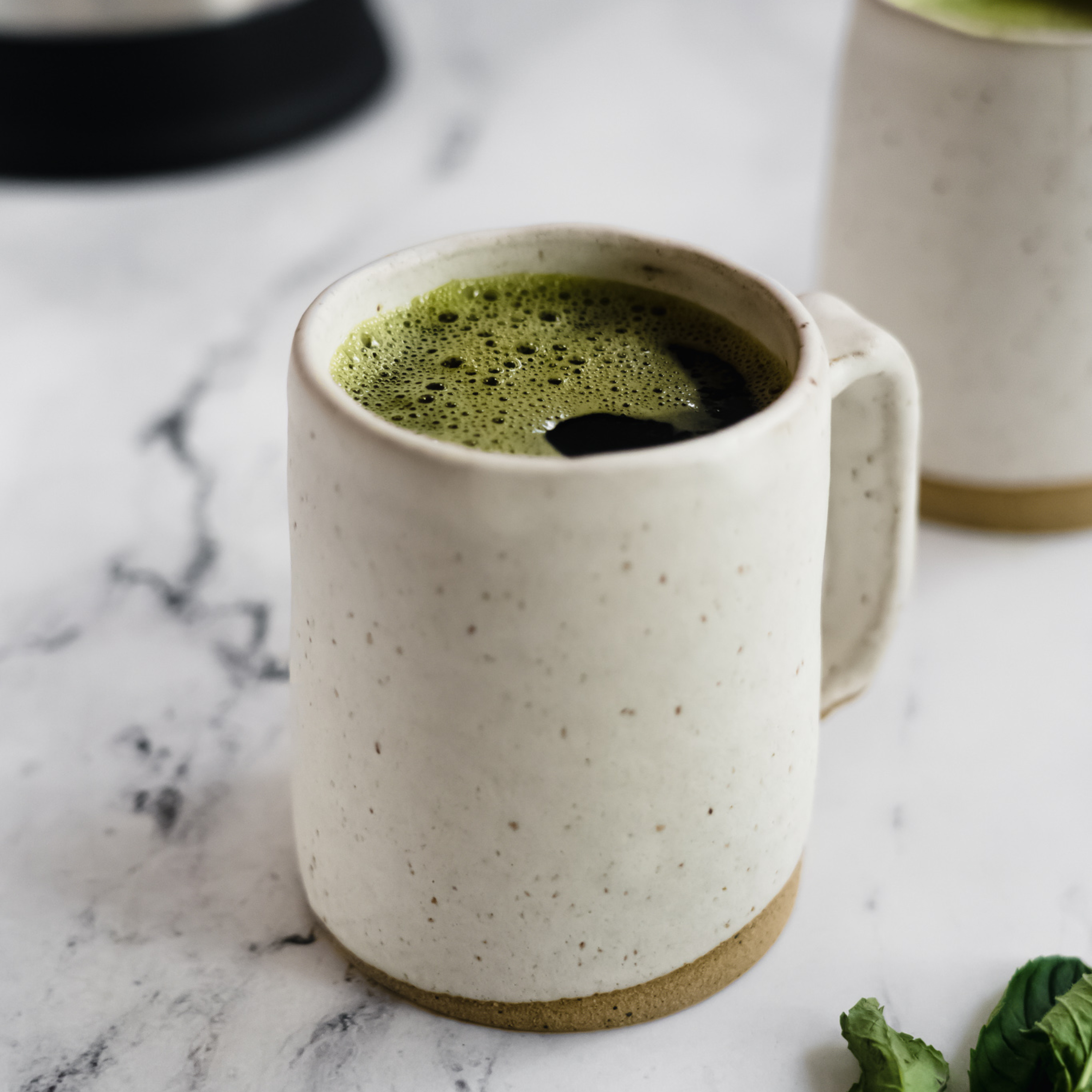 plant-based moroccan mint tea in a mug
