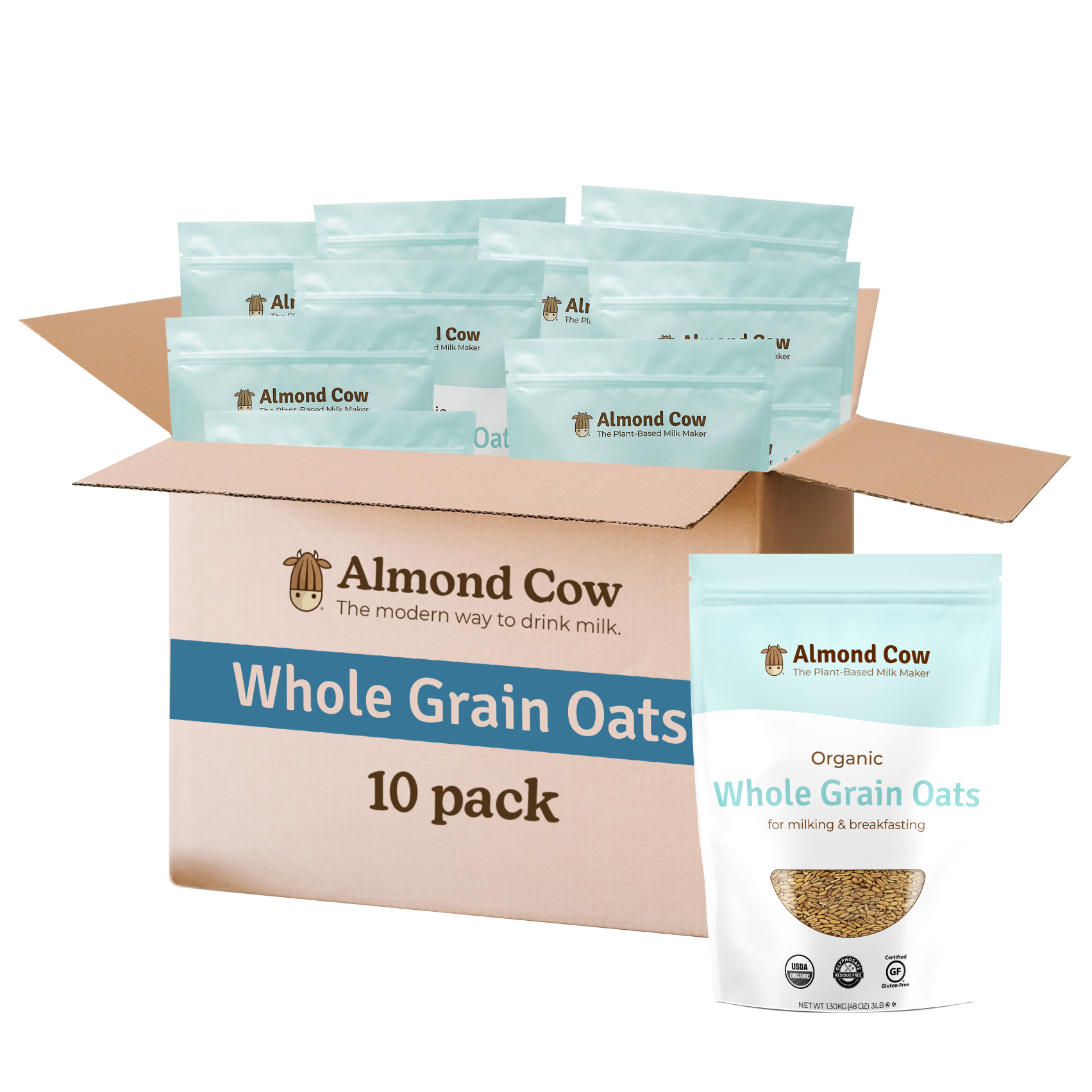 Case of Organic Whole Grain Oats - 30 lbs