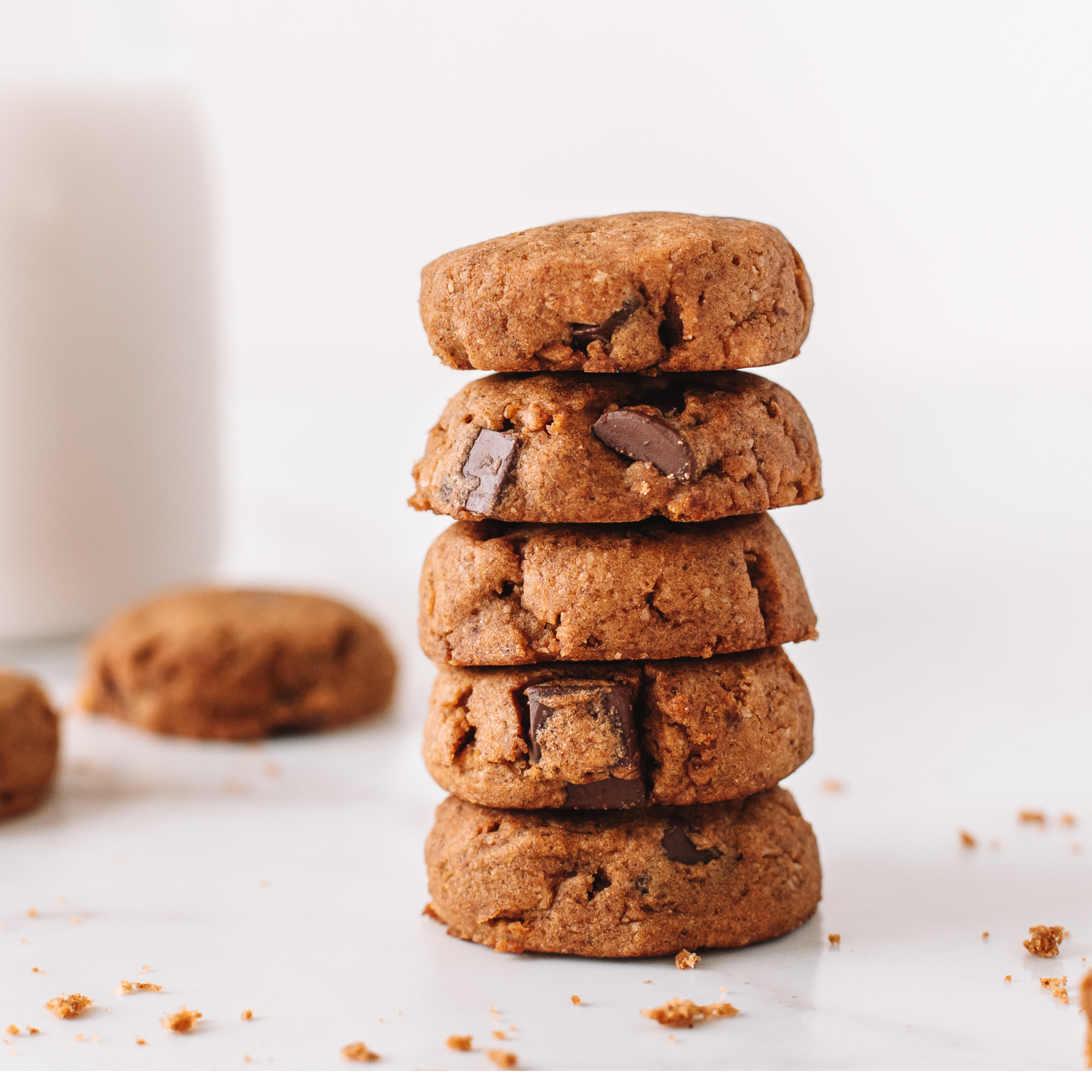 Pumpkin Cookies Stacked