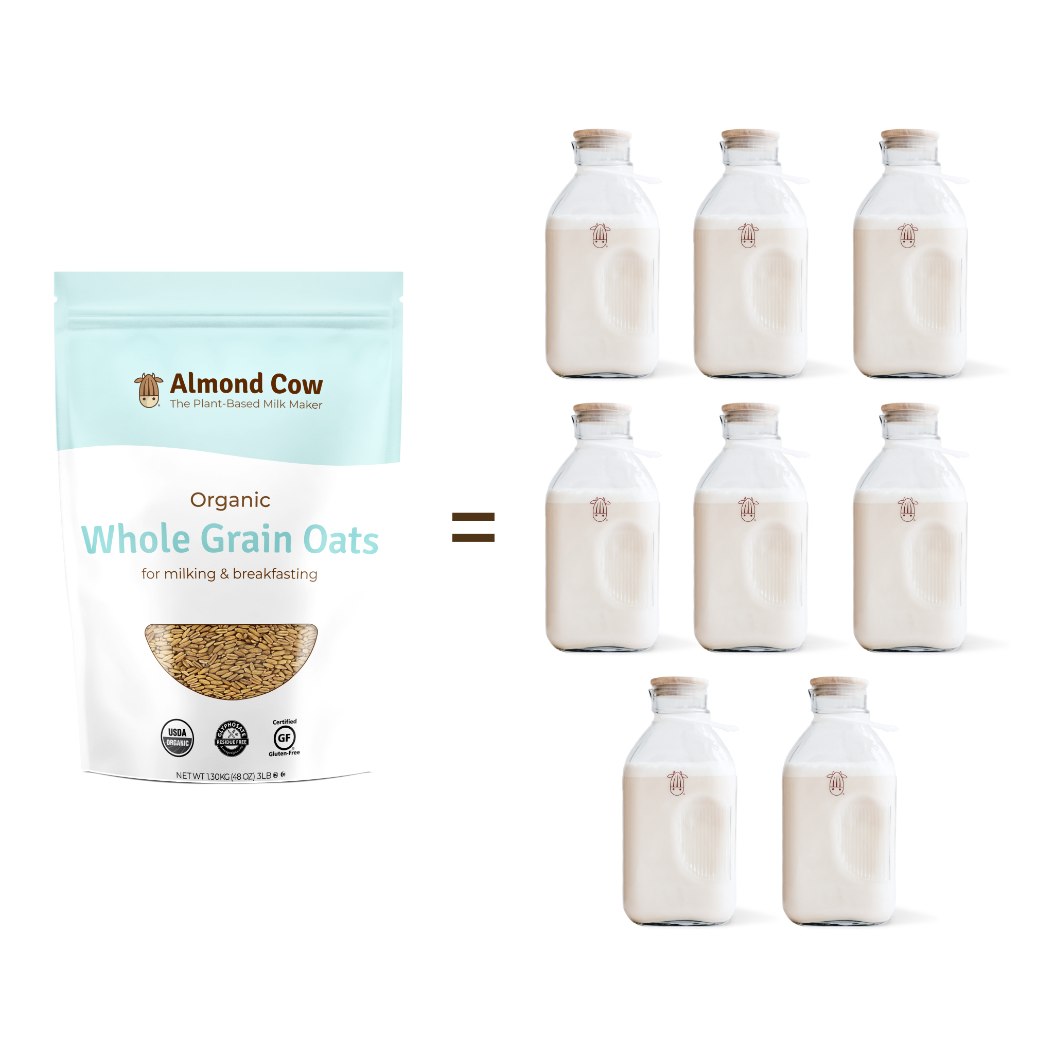 Organic Whole Grain Oats (3lbs)