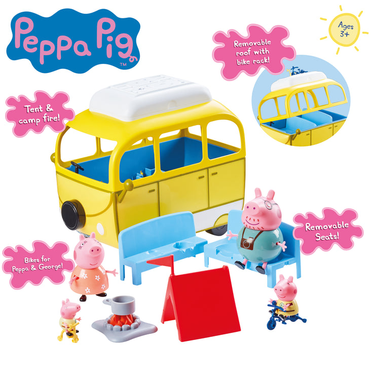 peppa pig camping trip toy