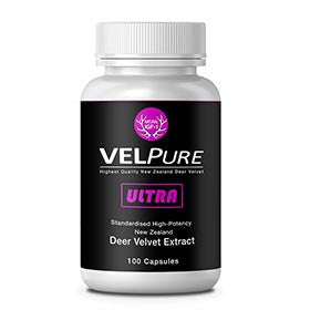 VelPure Ultra High-Potency New Zealand Deer Antler Velvet Capsules