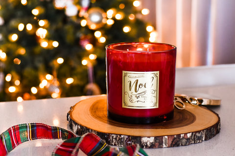 noel christmas citrus soy candle candid