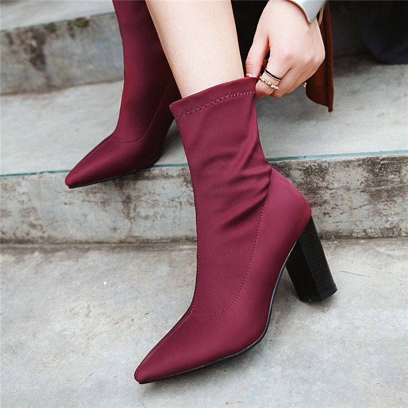 fashion high heel boots