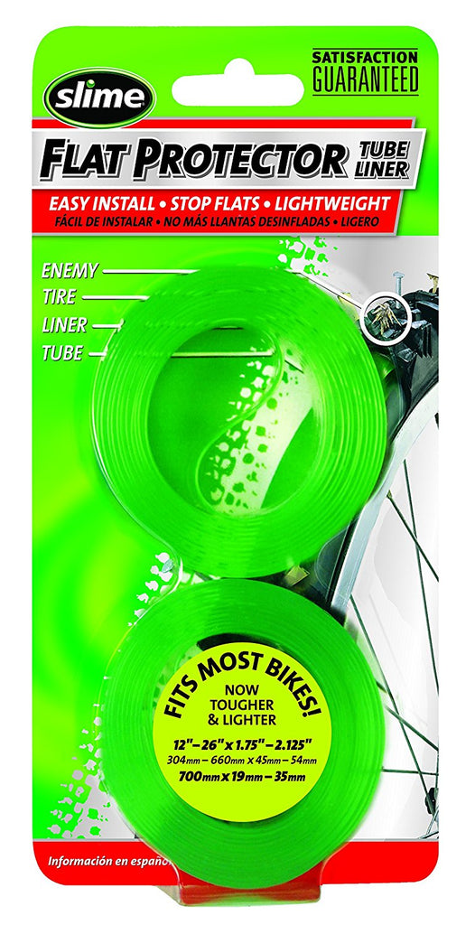 slime bike tire flat protector tube liner