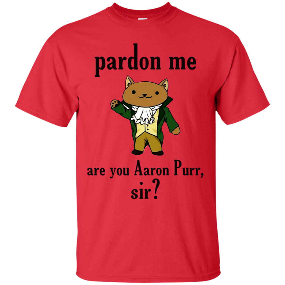 pardon me are you aaron purr sir