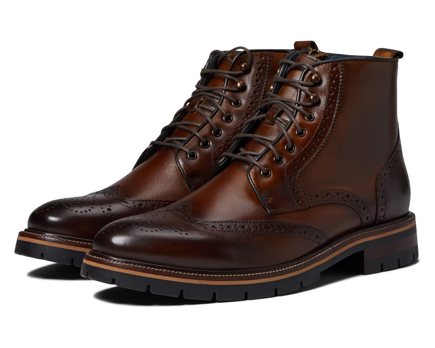 Johnston & Murphy Cody Wing Tip Zip Boot | Dan Brothers Shoes Baltimore