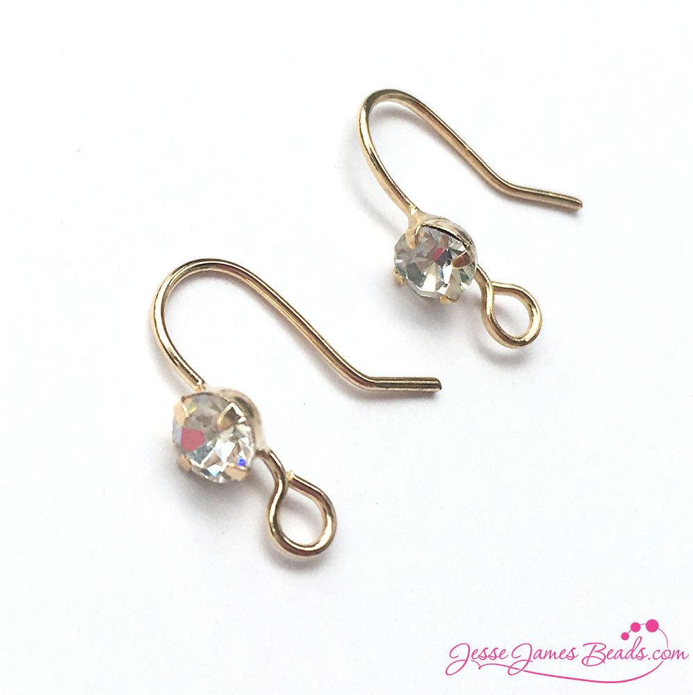 Sparkle on with new Rhinestone Earring Hooks 