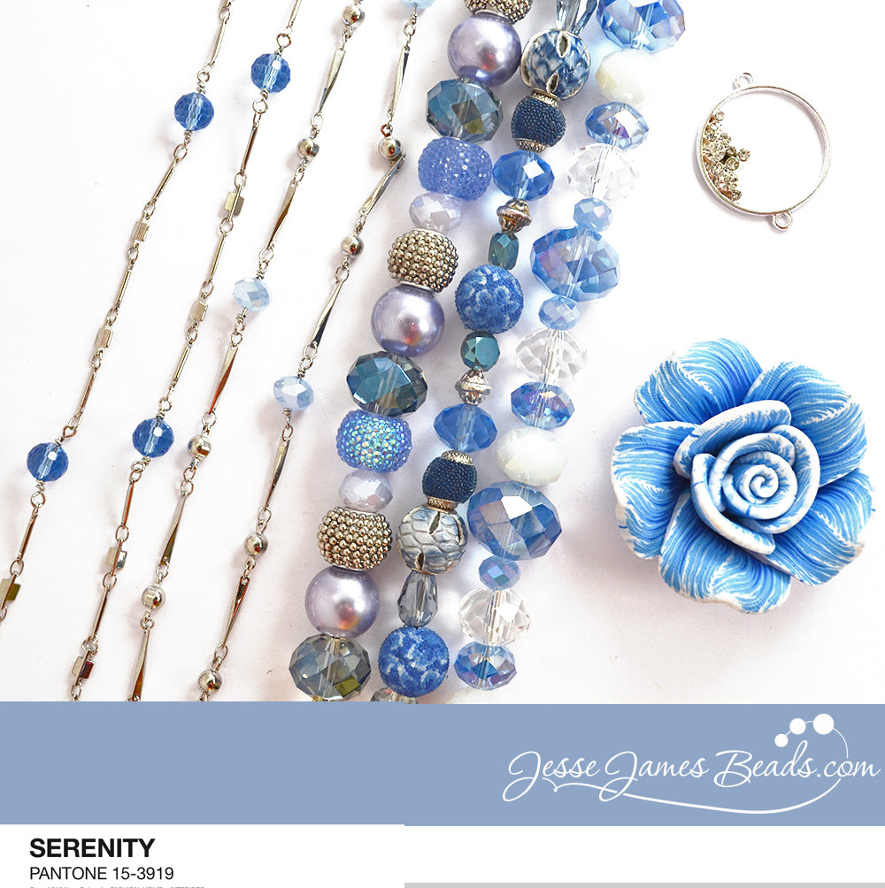 Serenity Color of the Year Budget Bead Bundle from Jesse James Beads