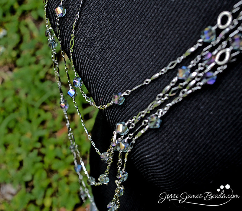 Style DIY - Layering Necklace - Create current fashion looks with chain for jewelry making from Jesse James Beads
