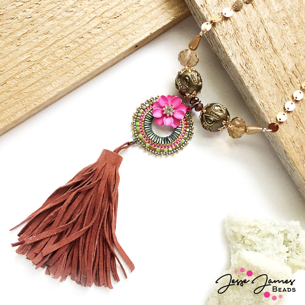Jesse James Beads - Flower Power Necklace