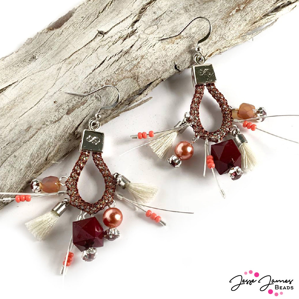 How-To Video: SilverSilk Beaded Earrings – Jesse James Beads