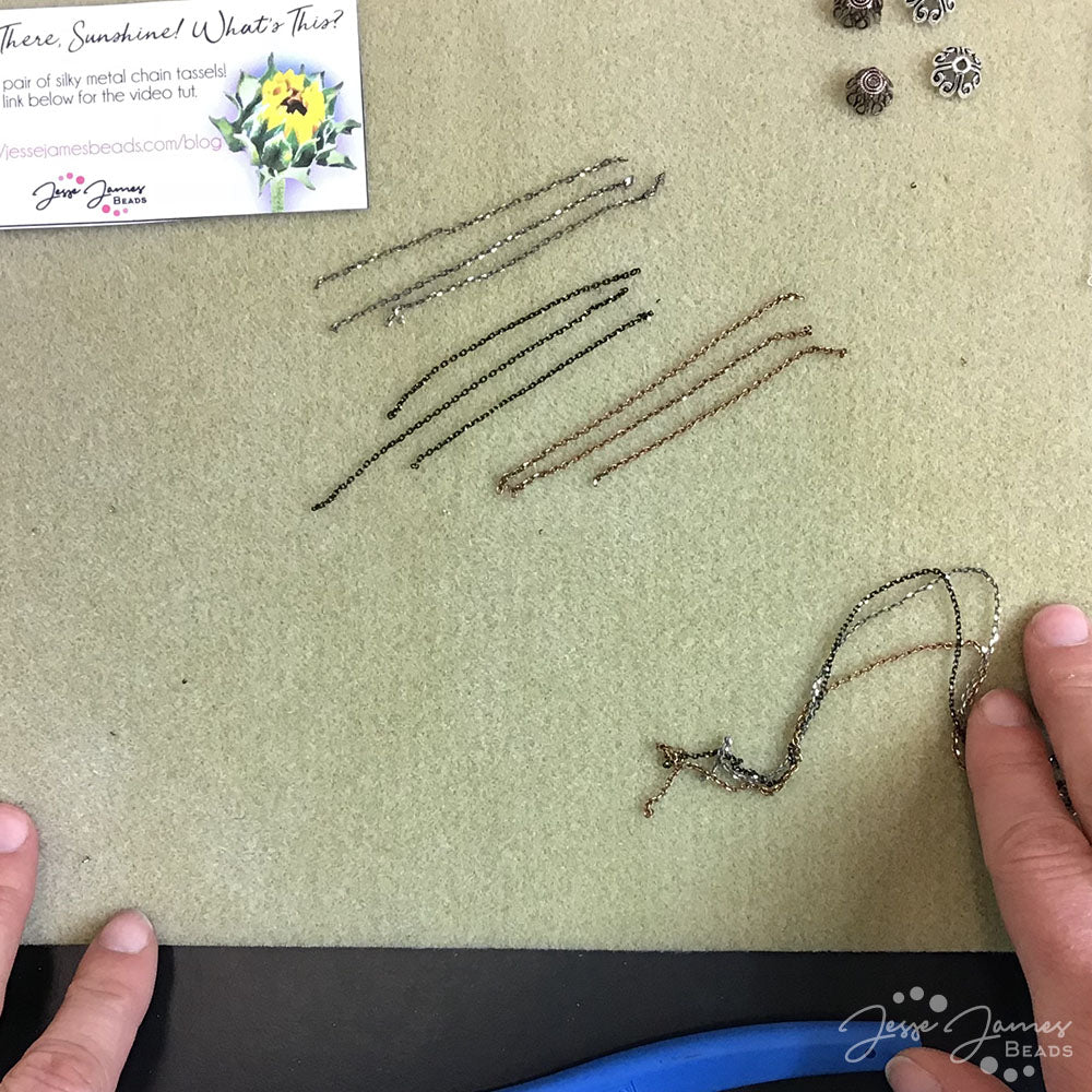 How-To: Silky Metal Tassels – Jesse James Beads
