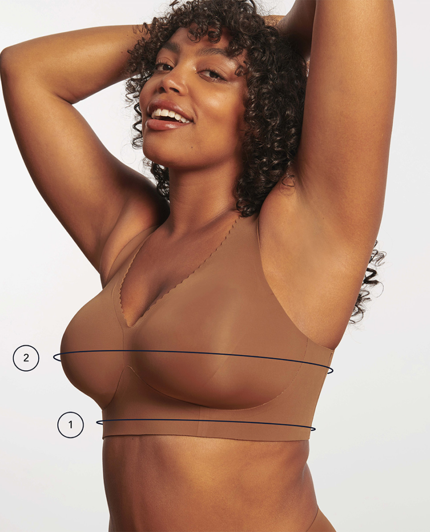 Evelyn & Bobbie~Evelyn Seamless Wirefree Bra~2XL~Black~A587080 5672 » Labex  Electrolarynxes