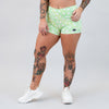 Shamrock Shake Mid Rise Contour Training Shorts For Women