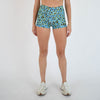 Madison Leopard Midrise Contour Athletic Shorts