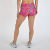 Leopard Spandex Gym Shorts - Mid Rise