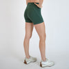 Pine Green No Front Seam High Rise Spandex Shorts