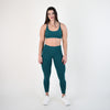 Green Storm Racerback Sports Bra - Cami