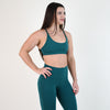 Green Storm Racerback Sports Bra - Cami