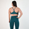 Green Storm Racerback Sports Bra - Cami