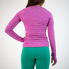 Heather Fuchsia Women's Long Sleeve Shirt - Foundation