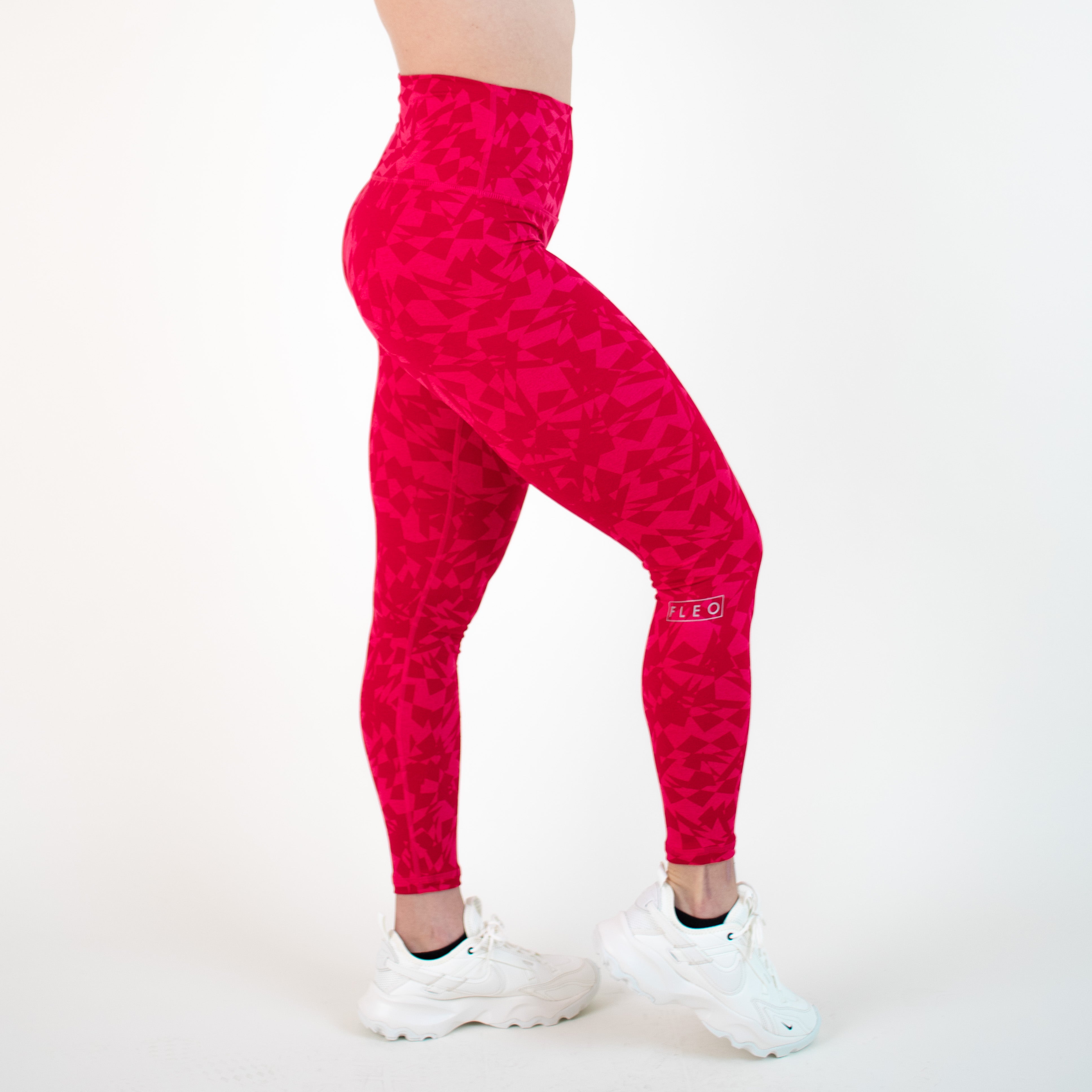 Heather Virtual Pink Fracture El Toro Leggings