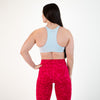 Light Blue High Impact Sports Bra - Jourdaine - High Support