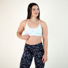 Light Blue Racerback Sports Bra - Cami in Starlight