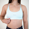 Light Blue Racerback Sports Bra - Cami in Starlight