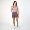 Bark Brown Racerback Sports Bra - Cami