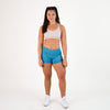 Tahitian Tide Mid Rise Contour Training Shorts For Women