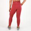 Heather Cardinal Red High Rise Workout Leggings