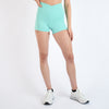 Biscay Green High Rise Spandex Shorts