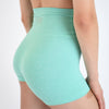 Biscay Green High Rise Spandex Shorts