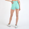 Biscay Green High Rise Spandex Shorts