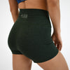 Heather Black Forest High Rise Spandex Shorts
