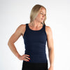 Fitted Full Tank in Classic Navy- Breeze