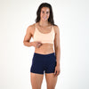 Beige Racerback Sports Bra - Cami