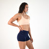 Beige Racerback Sports Bra - Cami