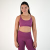 Heather Violet Racerback Sports Bra - Cami